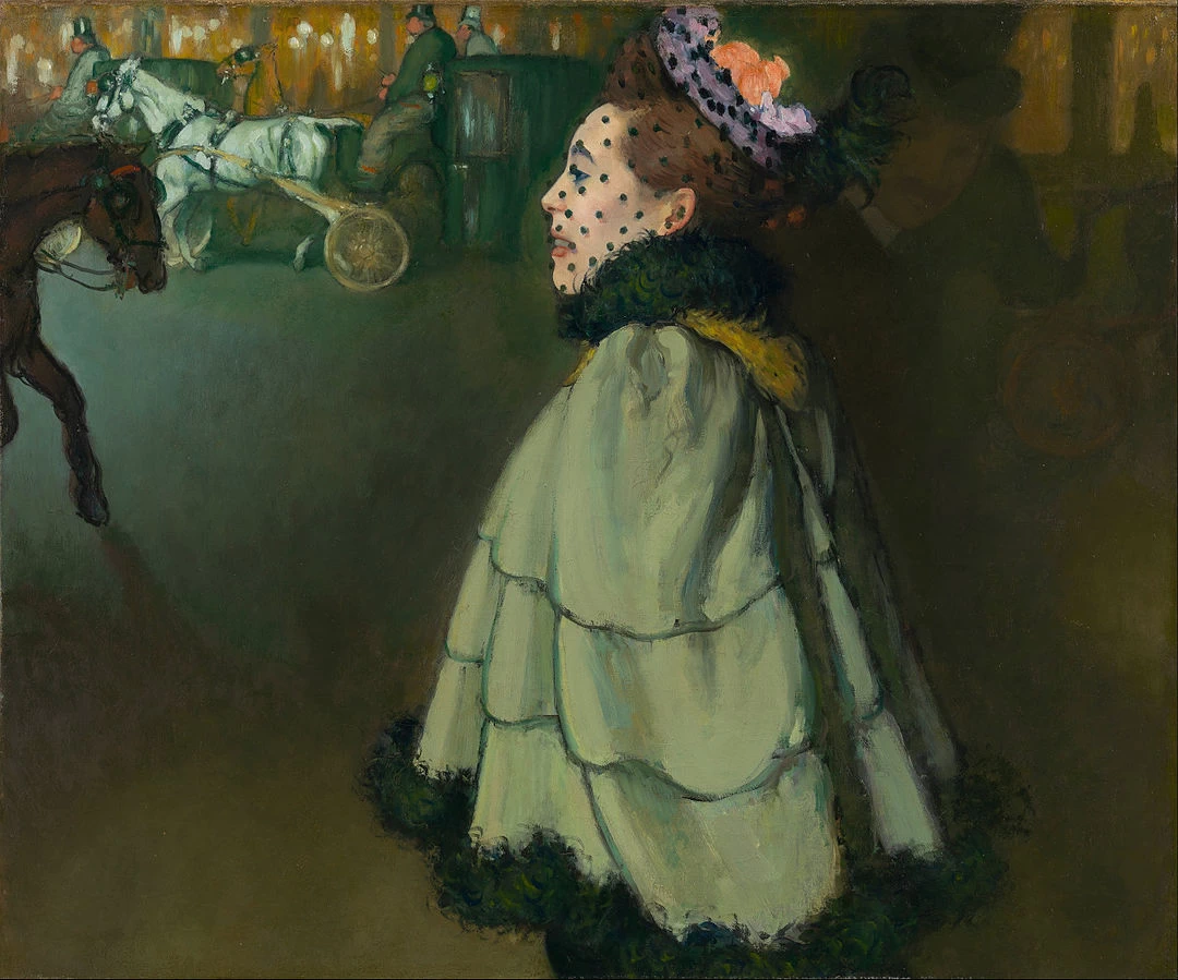 Donna agli Champs - Élysées di notte, Museo Van Gogh